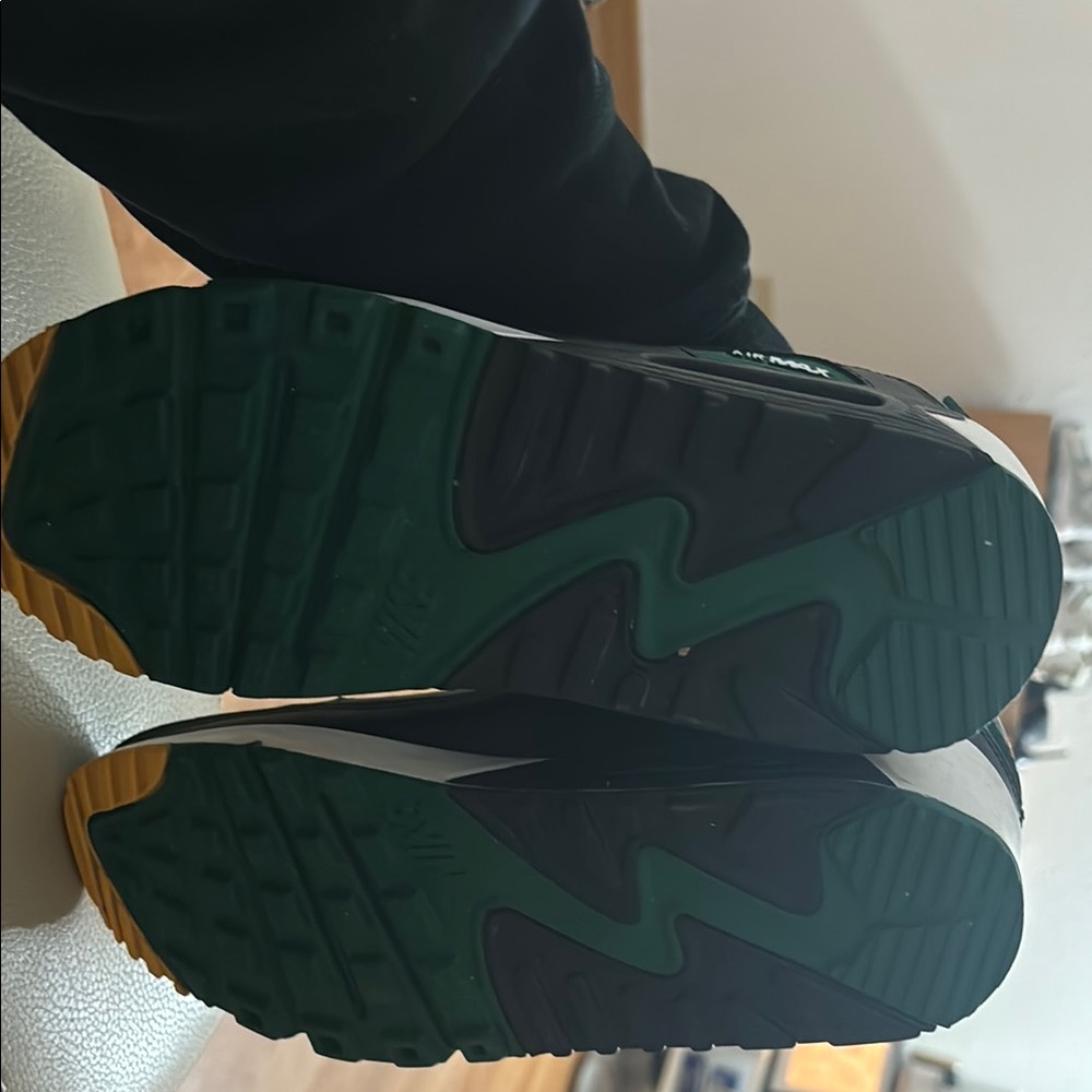 Green Nike air max wore once